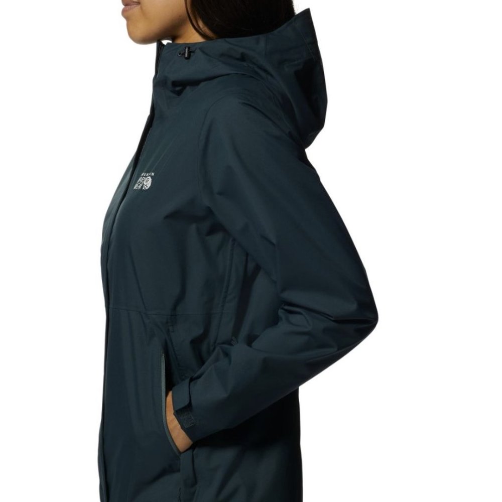 NEW NWT MOUNTAIN HARDWEAR Sportswear Rain Jacket, Granite Glade Size Womens M